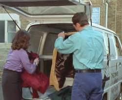 Holly and Slade dump the van and change back into their own clothes